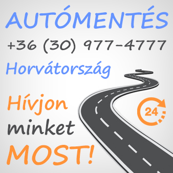 Autómentés, autószállítás Horvátország