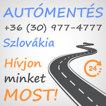 Autómentés, autószállítás Szlovákia